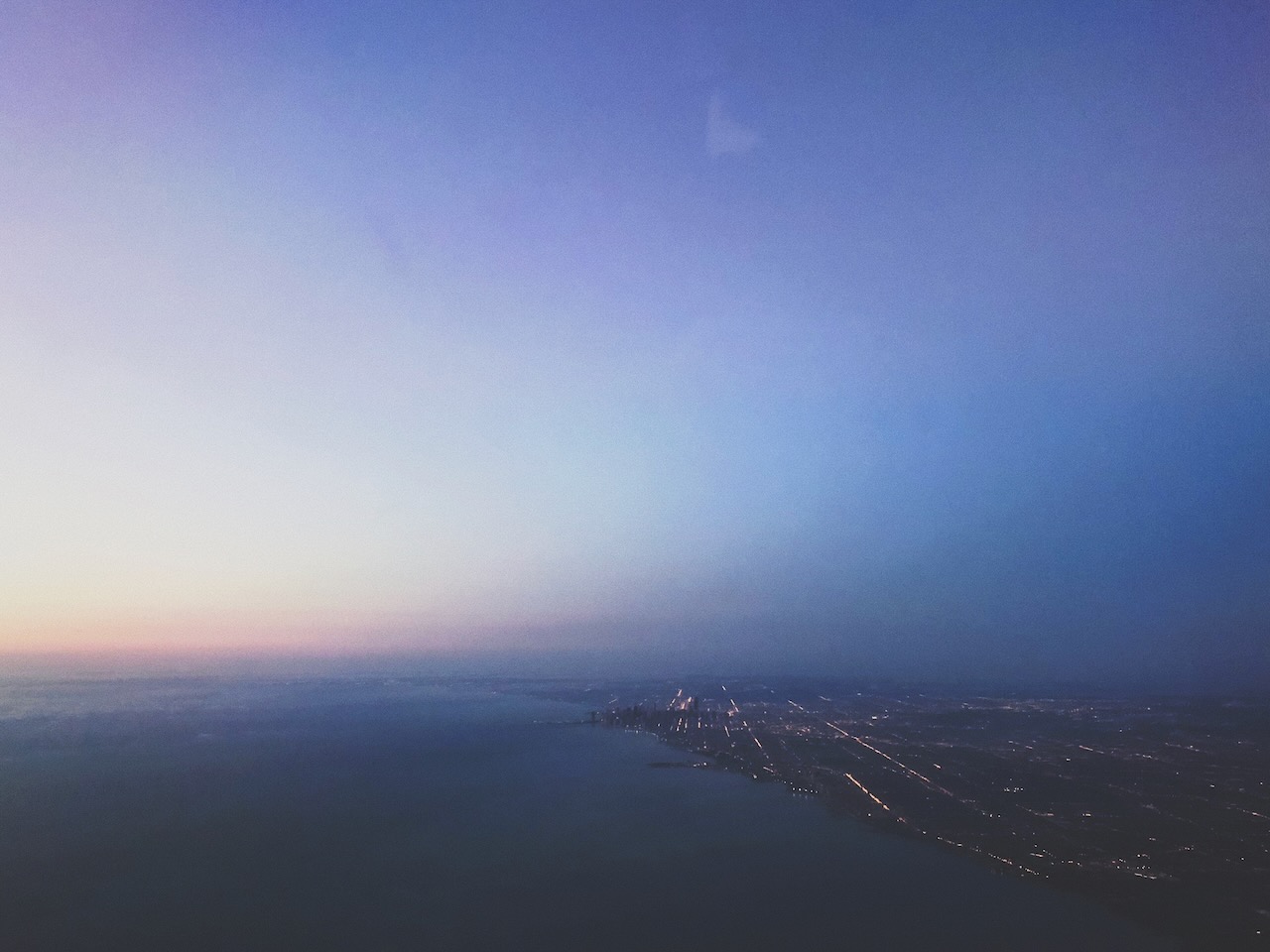 Chicago sunrise approach, photo 2 of 3