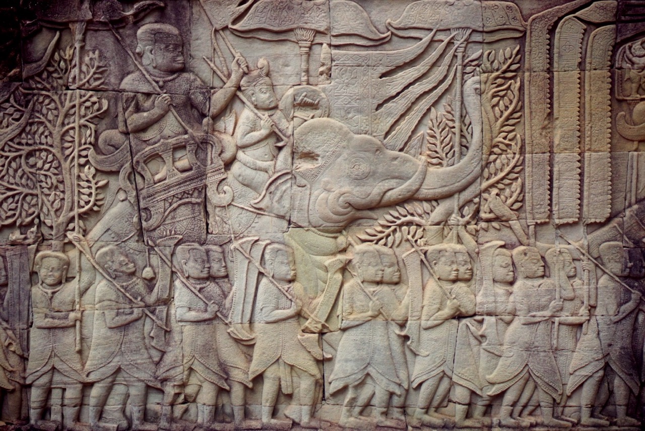 Bayon Temple, bas-relief