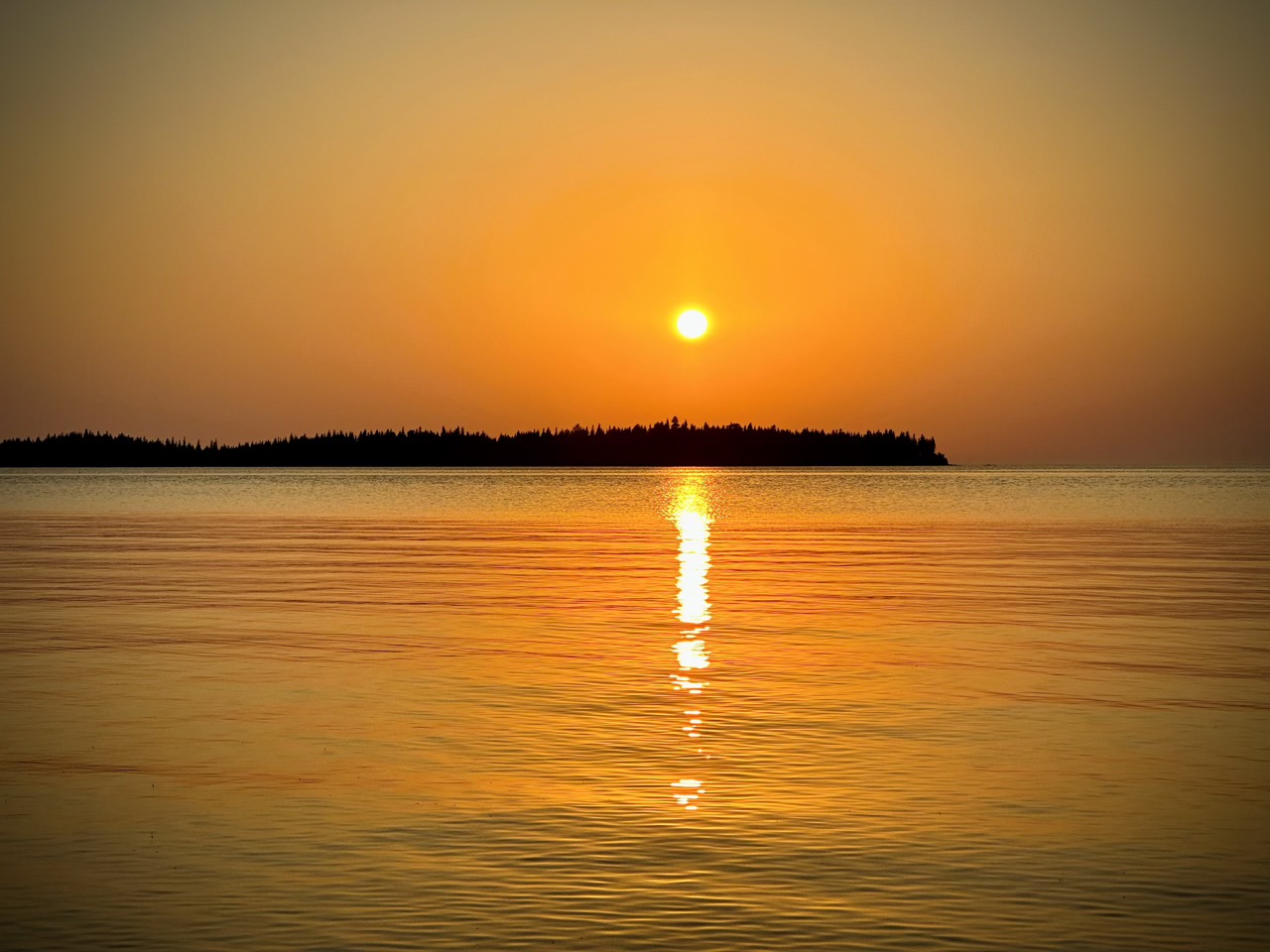 Sunset on Isle Royale